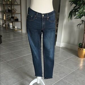 rag & bone Blue Ankle Cropped Jeans